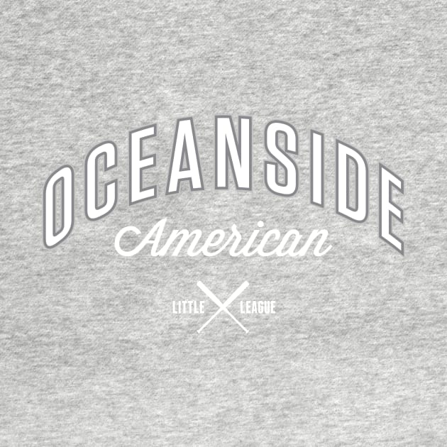 OALL Uniform White Logo - Oceanside American Little League by Oceanside American Little League